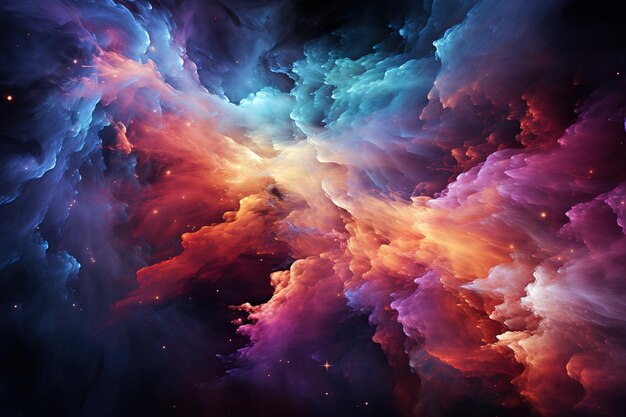 Liquid Nebula Background