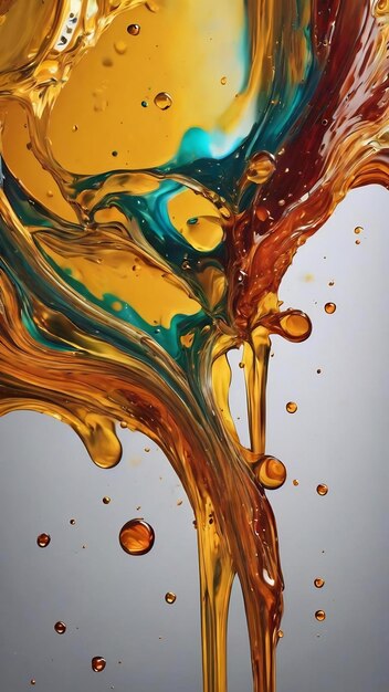 Liquid oil art great for an artsy background