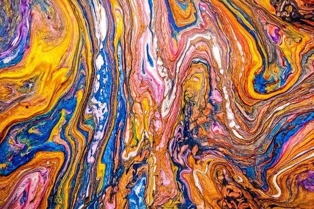 Liquid paint background abstract flowing texture experimental art