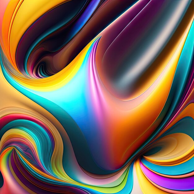 Liquid paint background