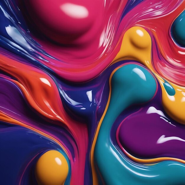 Liquid paint background