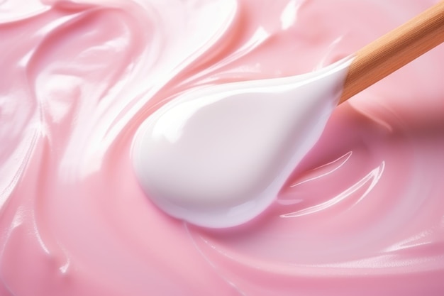 liquid pink wax for depilation background texture