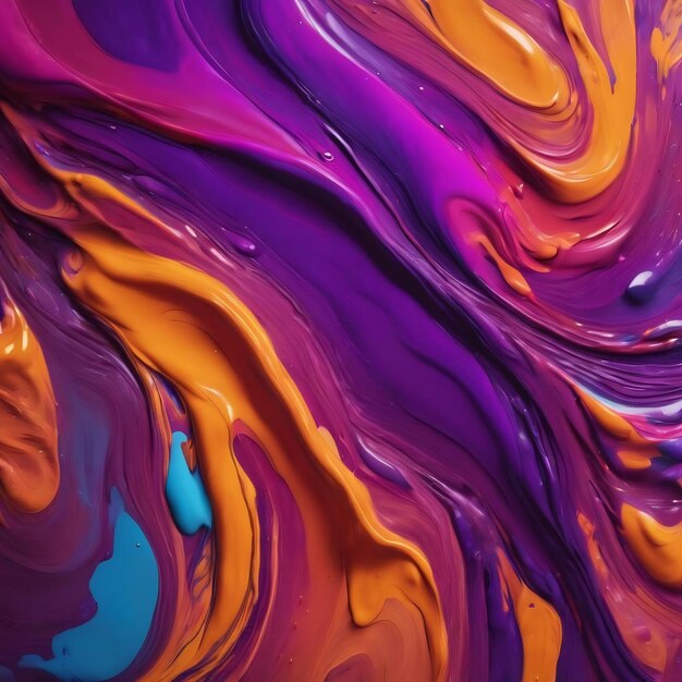 Liquid purple art painting abstract colorful background with color splash and paints modern art