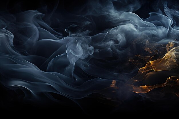 Фото Жидкий дым на заднем плане темный