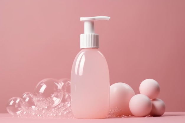 liquid soap bottle mockup