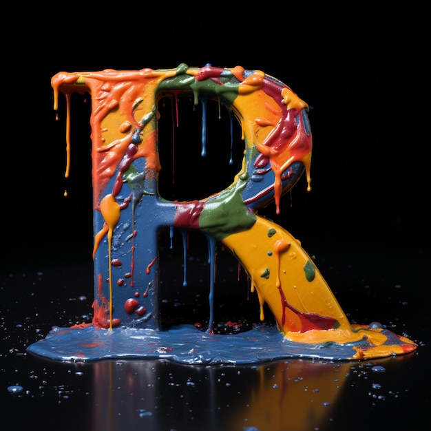 Liquid Splash Alphabet