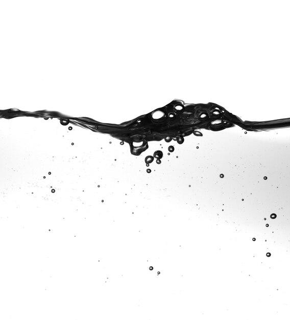 Liquid Splash Isolated on White Background