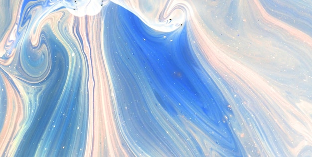 Liquid Symphony Mesmerizing Flow of Marbleized Liquid in Abstract Splendor