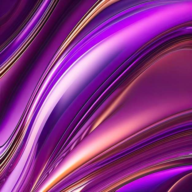 Liquid violet chrome background