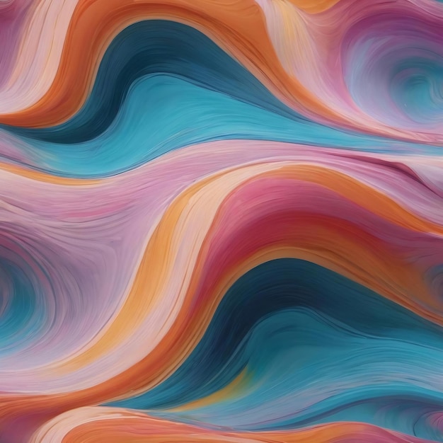 Liquid wave wallpaper with pastel colors generative ai