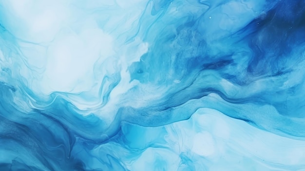 Liquify blue background