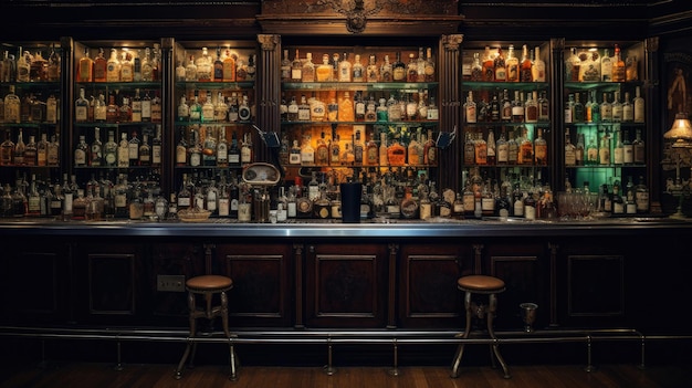 Liquor bar background