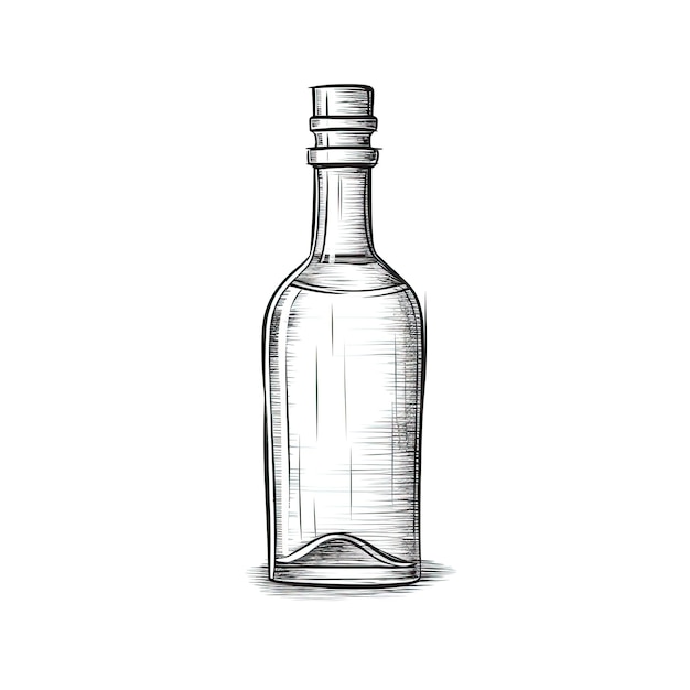 Foto bottiglia di liquore tequila ai generato