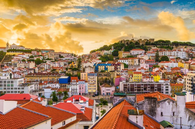 Lisbon Portugal City Skyline