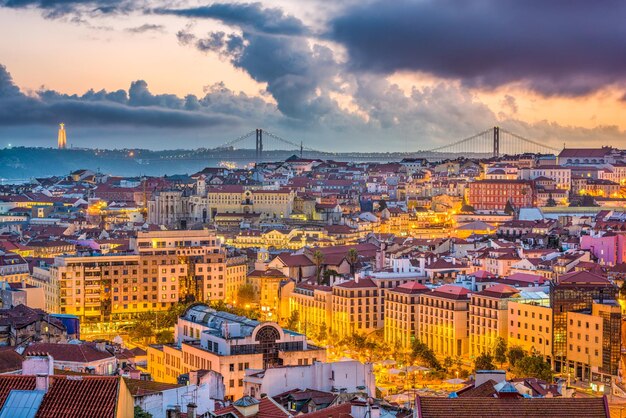 Lisbon Portugal Skyline