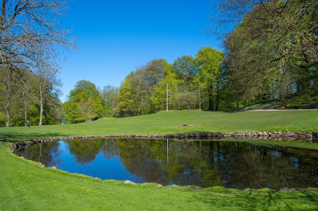 Photo liselund park in denmark