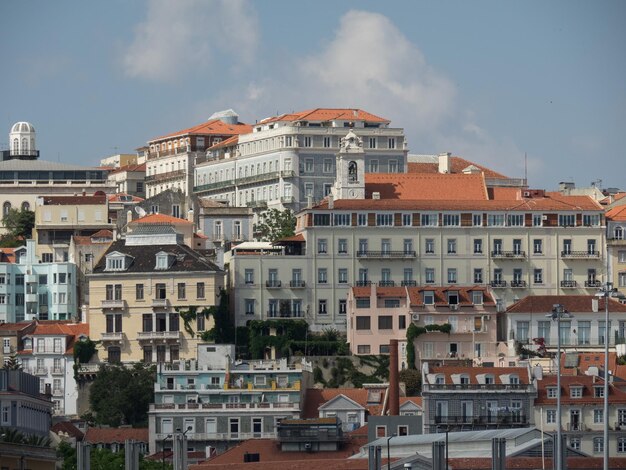 Lissabon aan de Tagus rivier