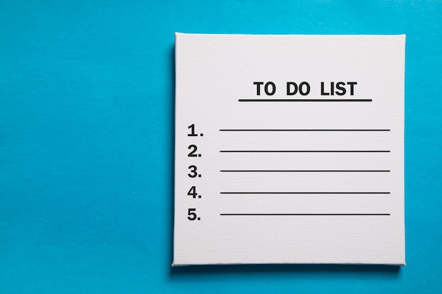 to do list business concept