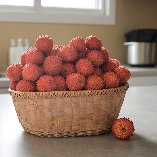 Litchi full basket