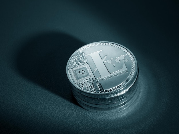 Litecoin digital cryptocurrency coin