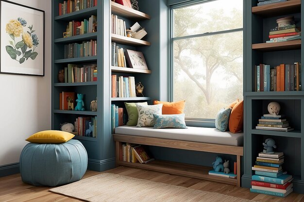 Photo literaryinspired reading nook