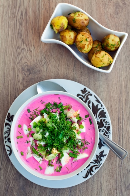 Lithuanian Cold Borscht