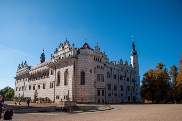 Litomysl-kasteel. Het kasteel staat onder bescherming van UNESCO. een prachtige Tsjechische stad