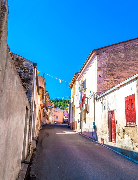 Little alley in an old village