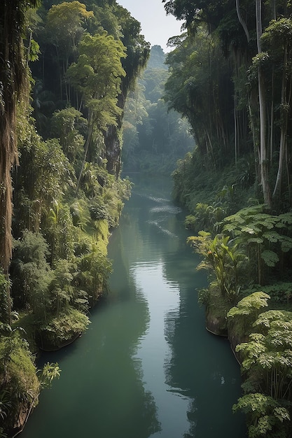 Little amazon in pangnga in sang nae canal thailand