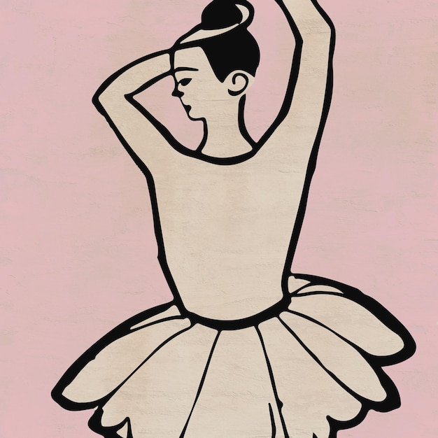 Little Ballerina Dancer Art