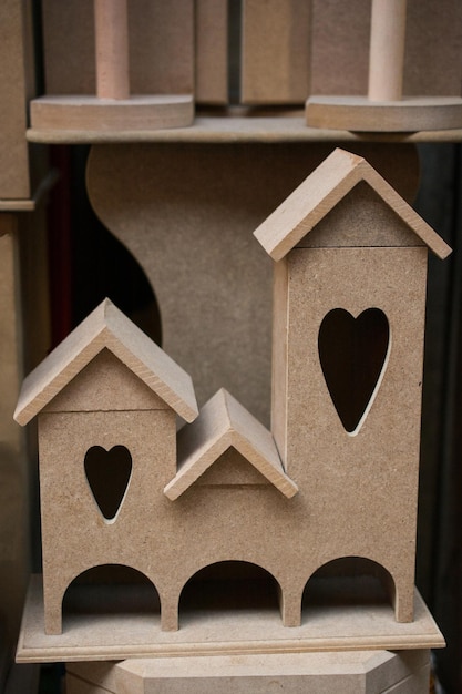 Little birdhouse made of wood for little birds