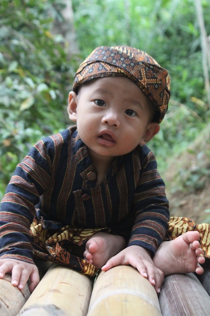 little boy smile portrait