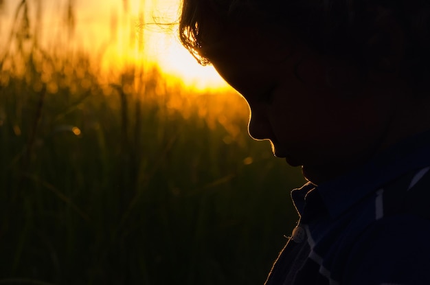 写真 小さな男の子