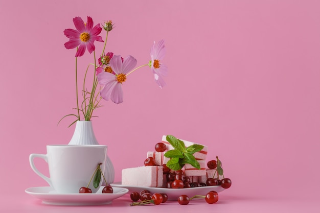 Little delicate elegant bouquet of flowers