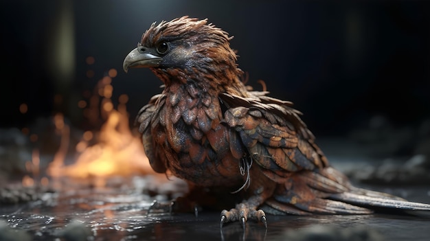 Little Fenix hyperrealistic