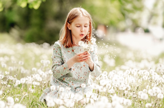 Little girl at nature