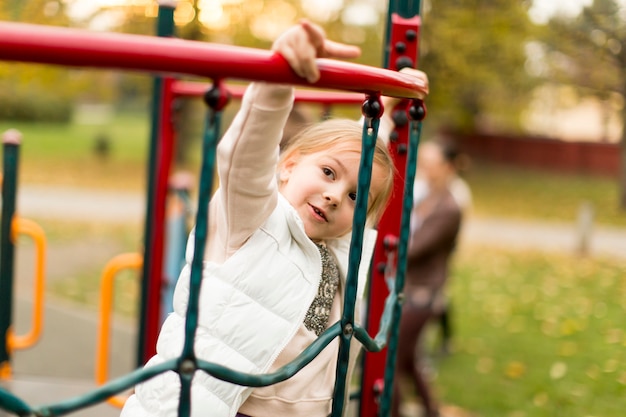 Little girl at playground