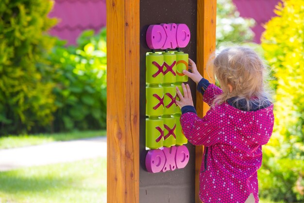 Little girl at the playground