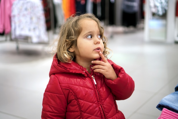 Little Girl in the Store