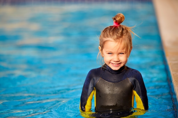 Little Girl in the Swimming Pool