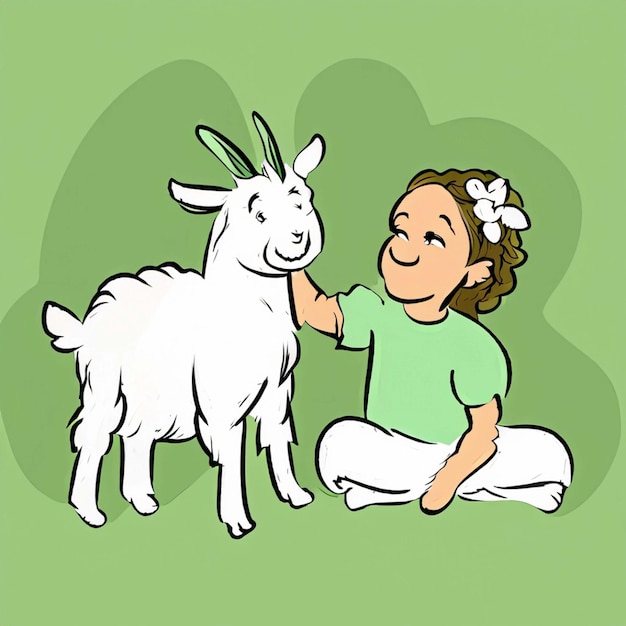 Фото Обложка книги «коза и малыш»