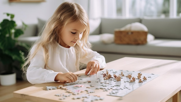 写真 小さな子供がおもちゃで遊んでいる