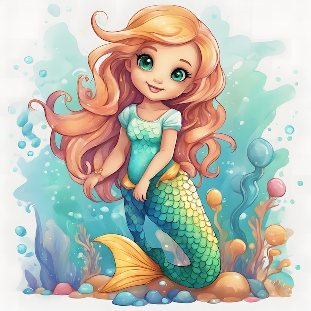 Photo little mermaid