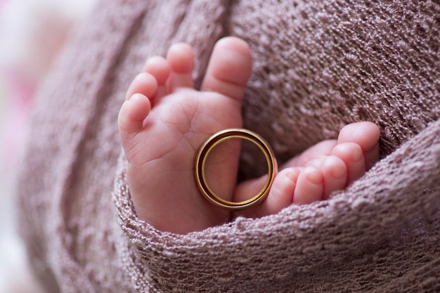 little newborn baby feet portrait photography
