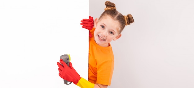 a little pretty girl wearing yellow shirt