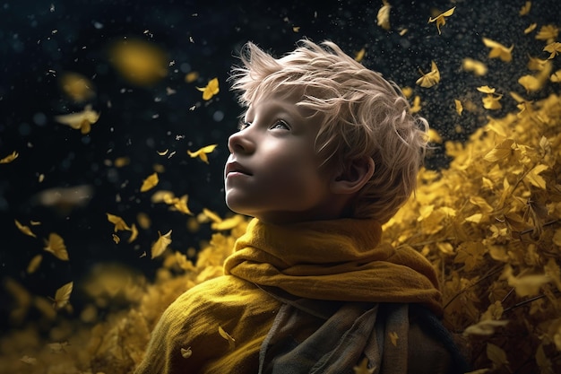 The Little Prince Antoine Marie Roger de Saint Exupery A timeless classic a book a story for children and adults Creative reproduction young man hero pilot