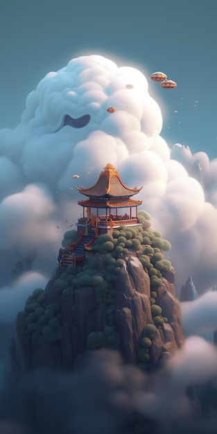 The little prince - chinese landscape