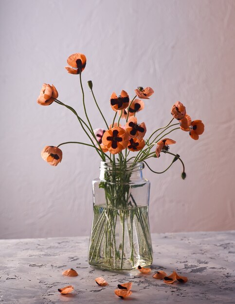 Little Red Poppies Bouquet