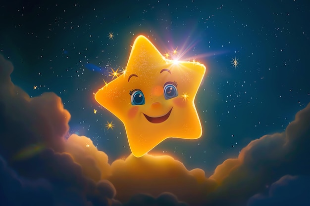 little star in the sky AI generated