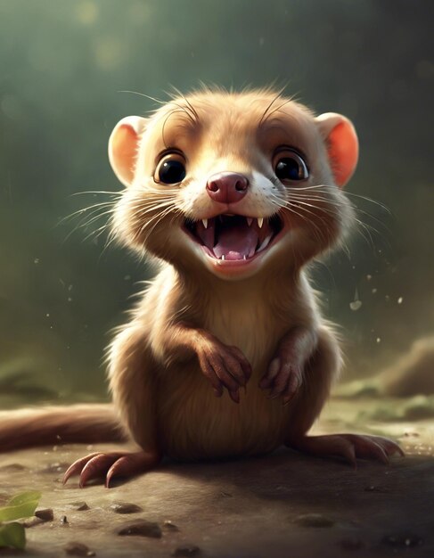 Little weasel ai generate image